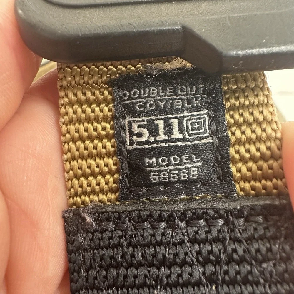 5.11 Double Duty‎ Belt Reversible Black Brown /Gold 1.5